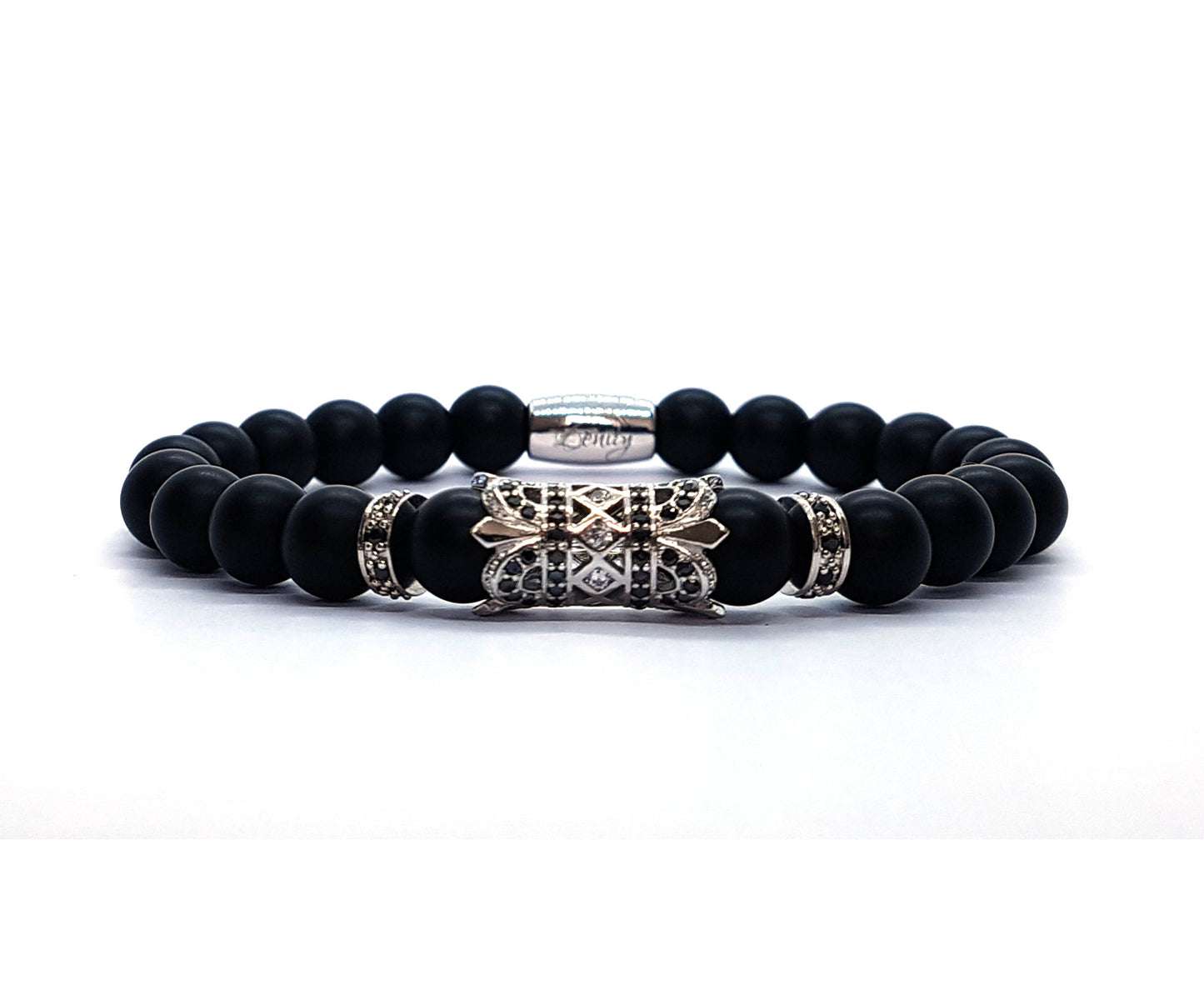 Bracelet Homme - Onyx Noir