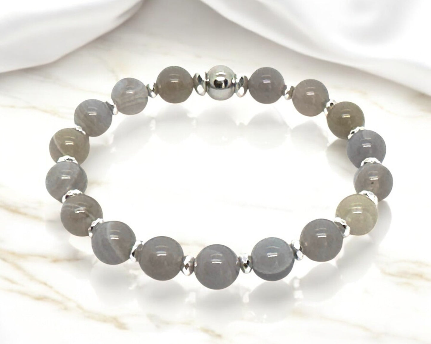 Bracelet Femme - Agate Rayée