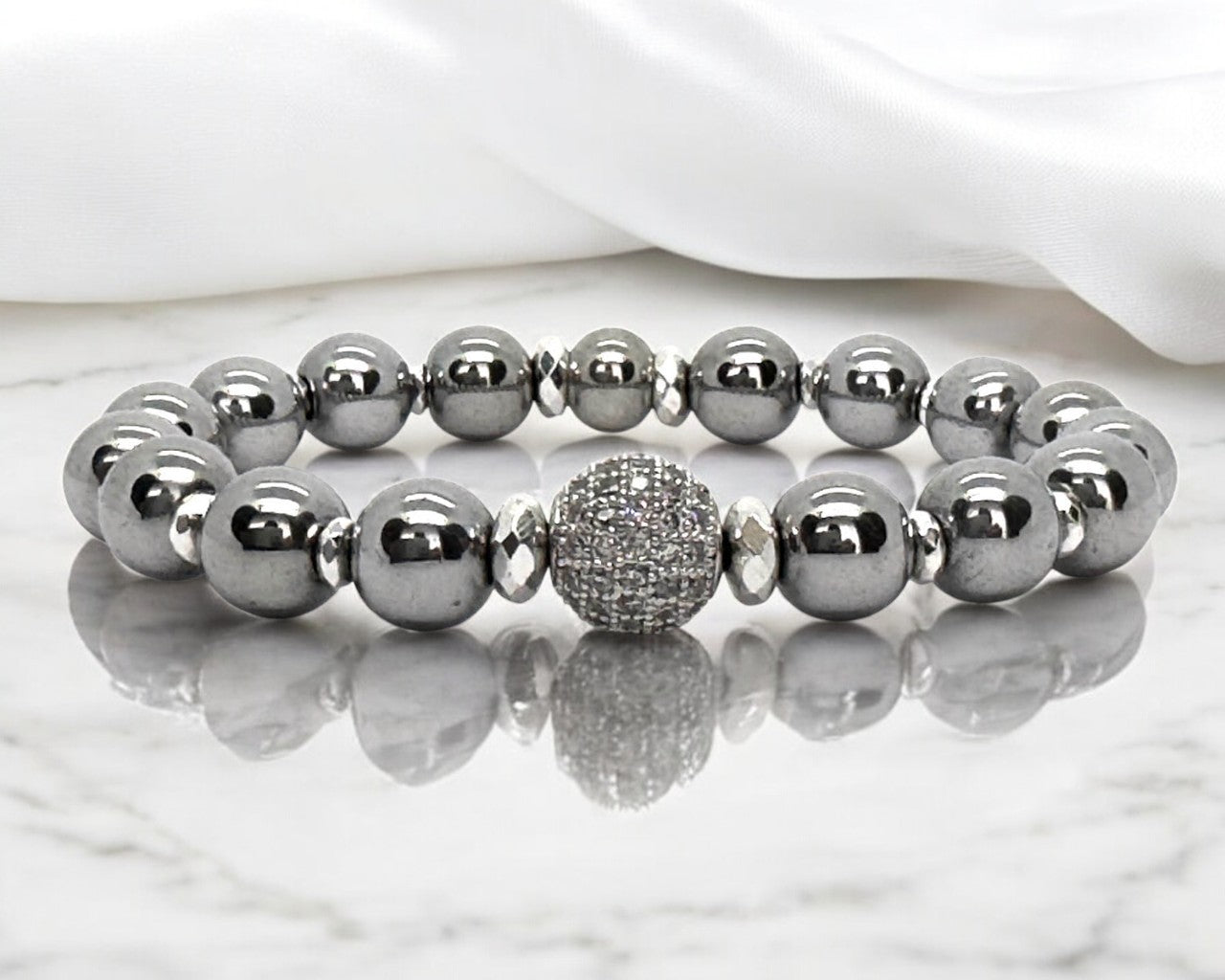 Bracelet Femme - Hématite Silver