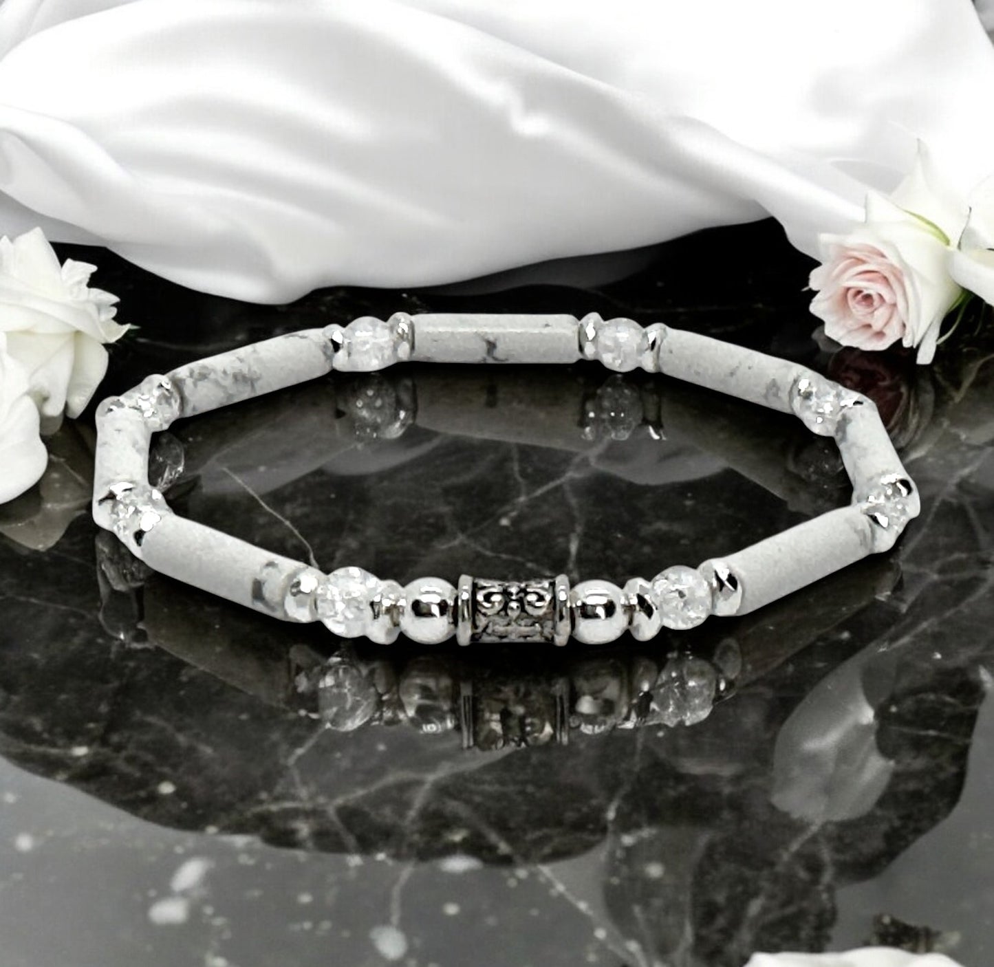 Bracelet Femme - Howlite