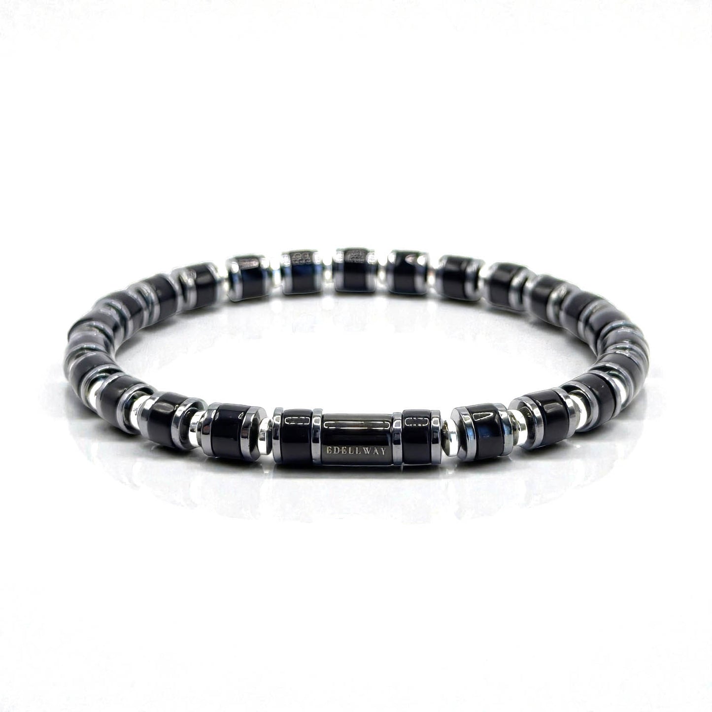 Bracelet Homme – Agate Noire
