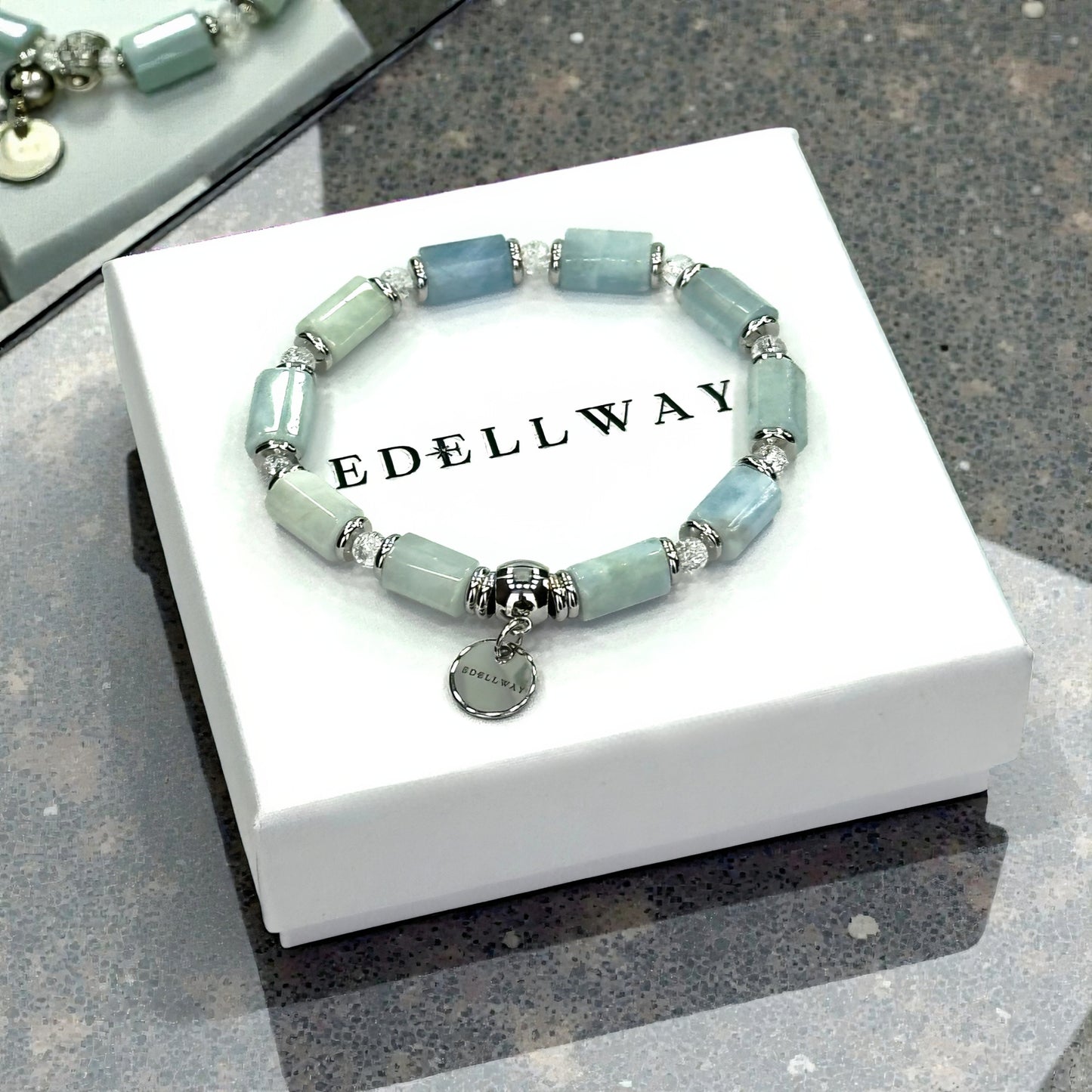 Bracelet Femme en Aigue Marine