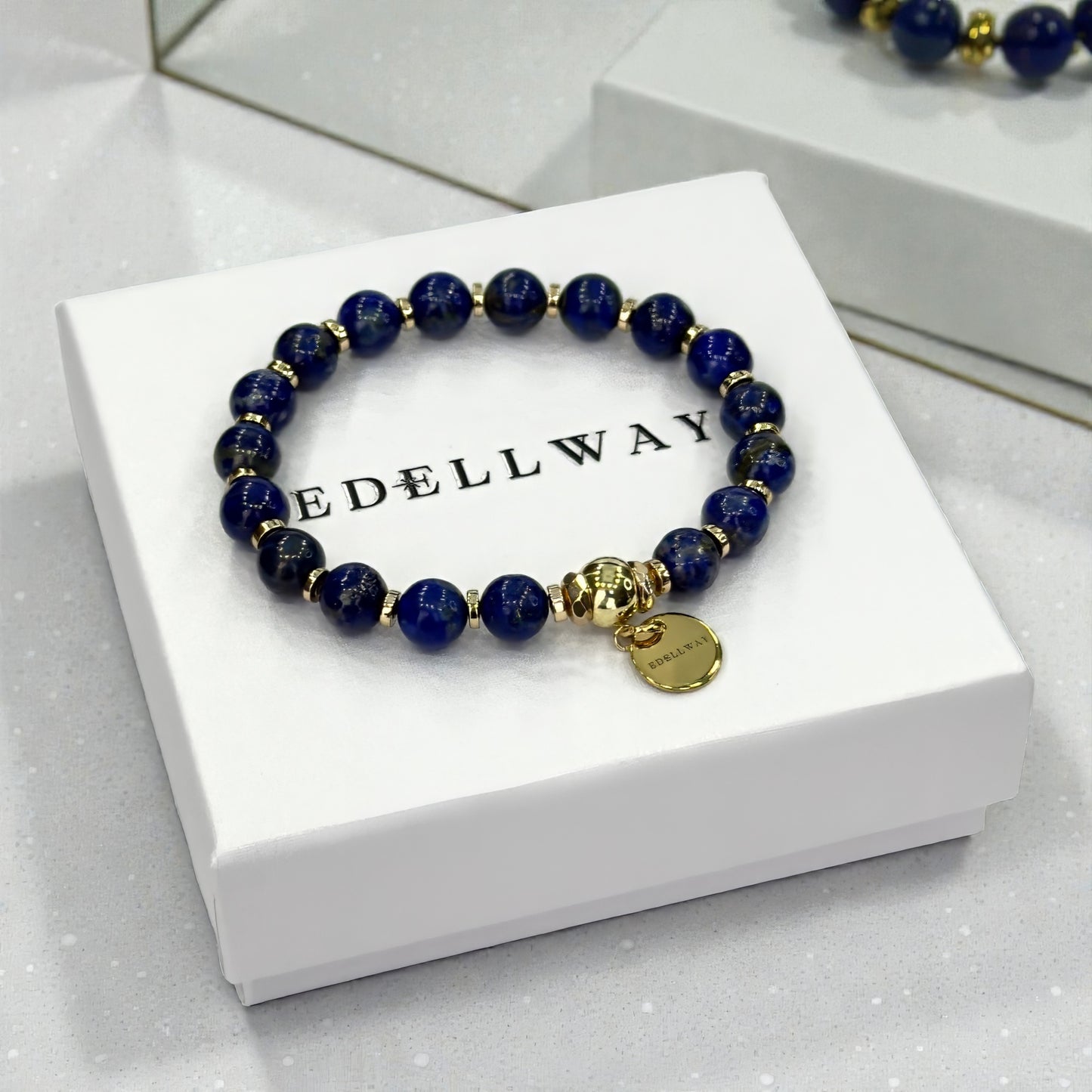 Bracelet Femme en Lapis Lazuli