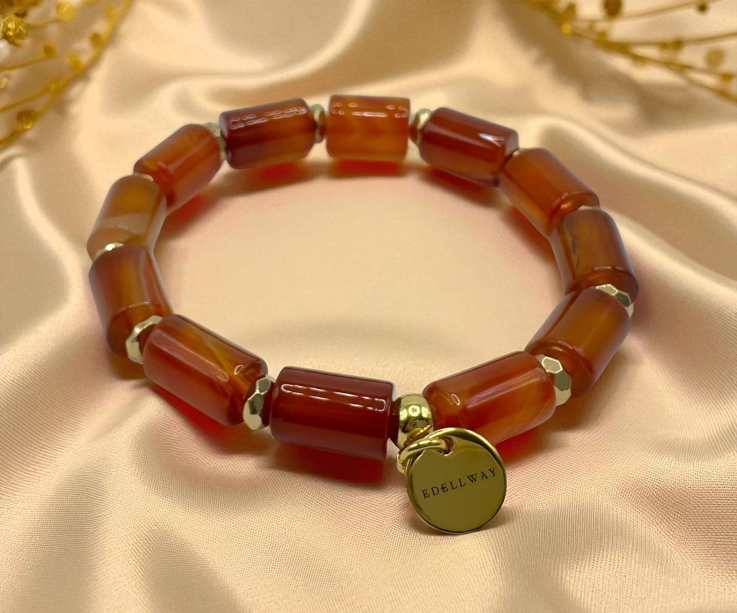 Bracelet Femme - Agate Rouge
