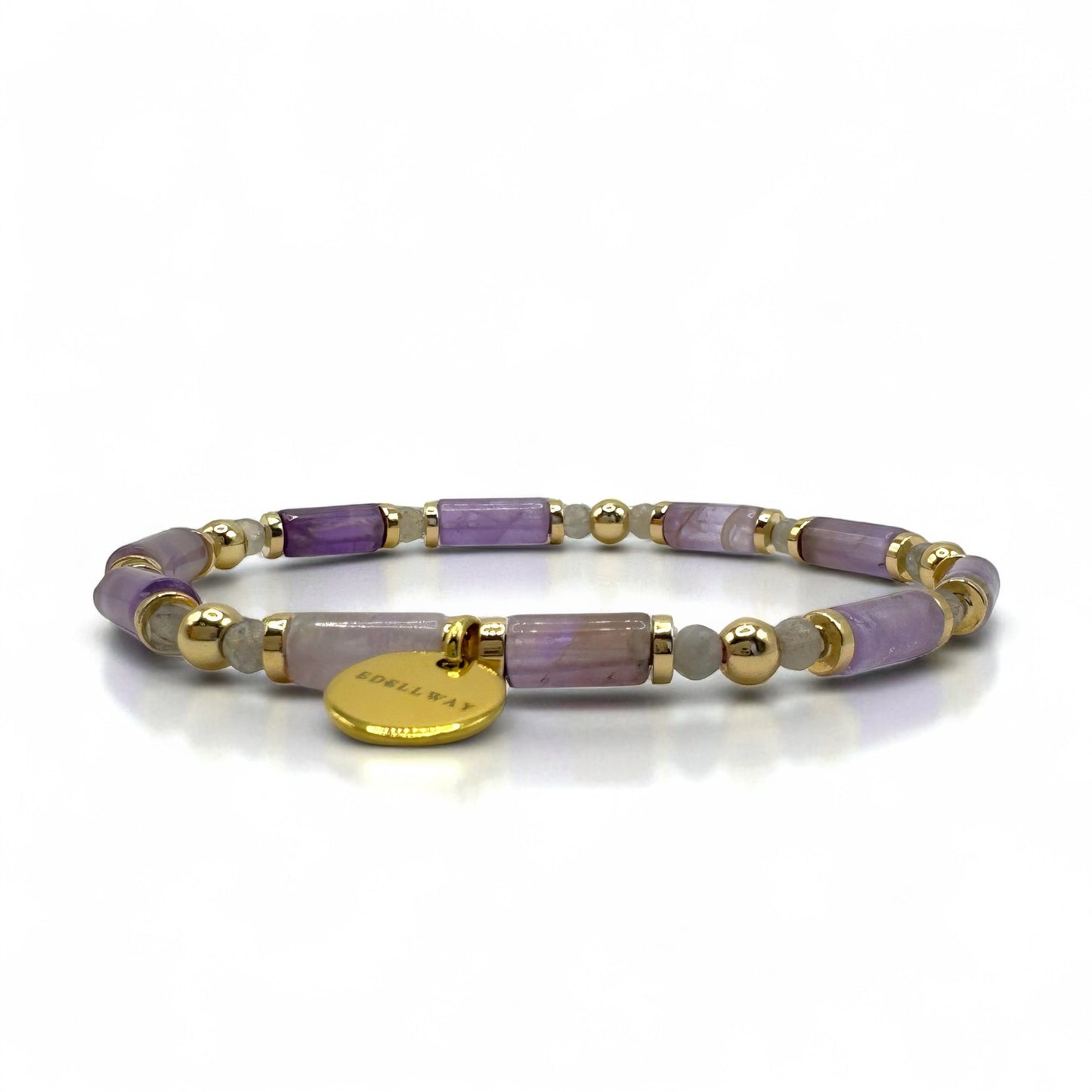 Bracelet Femme - Améthyste & Labradorite