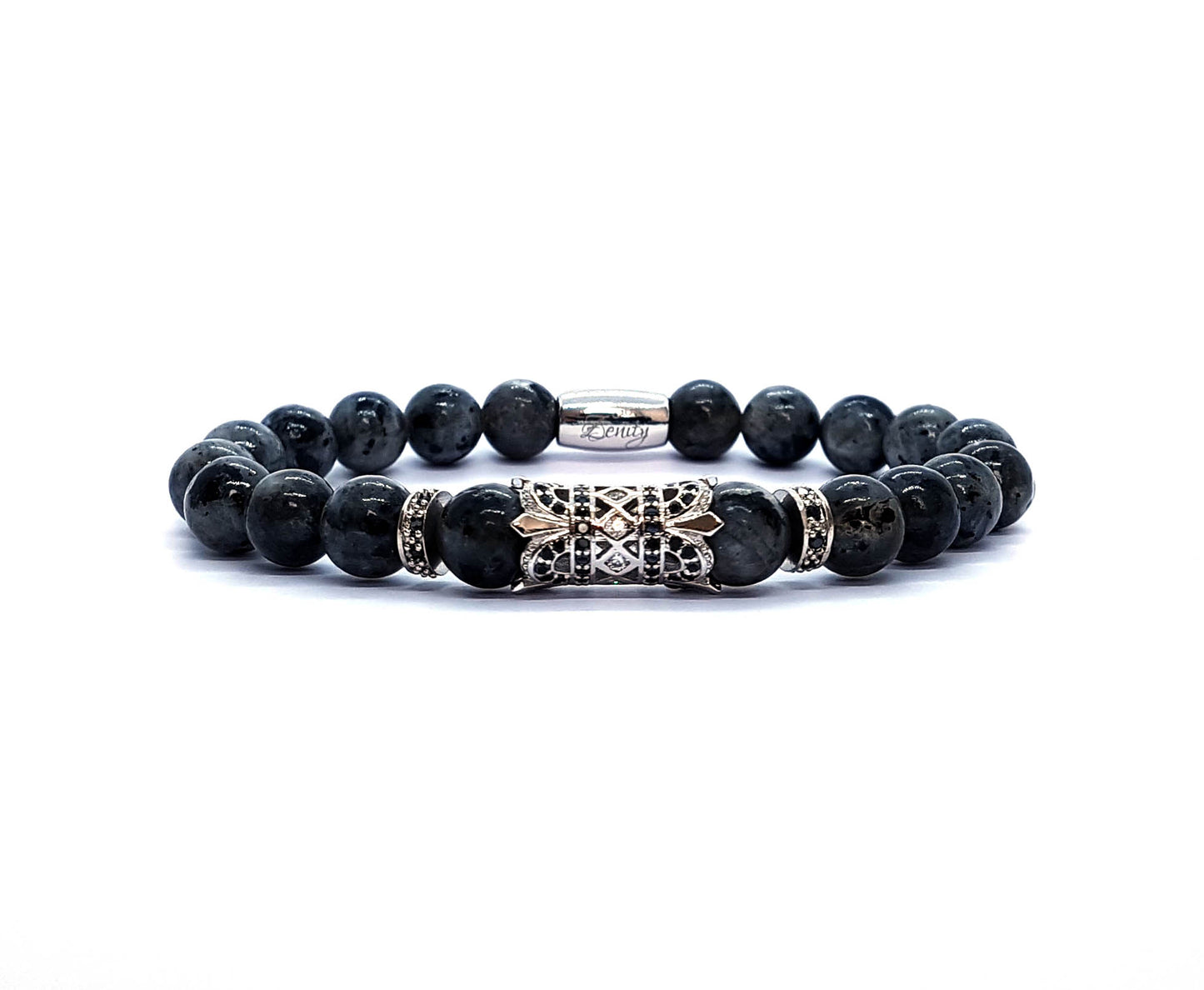 Bracelet Homme - Labradorite Noir
