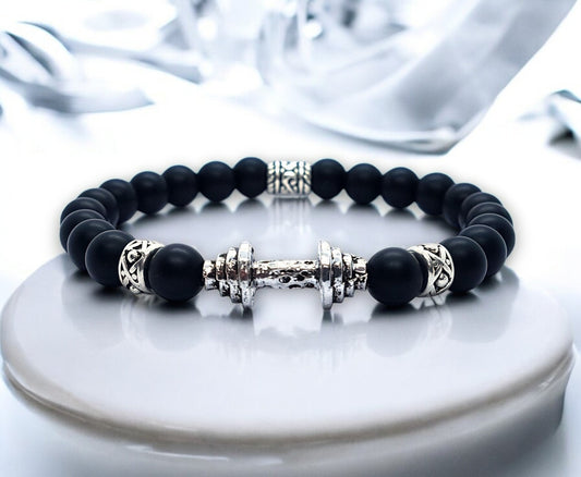 Bracelet Homme - Onyx Noir Fit
