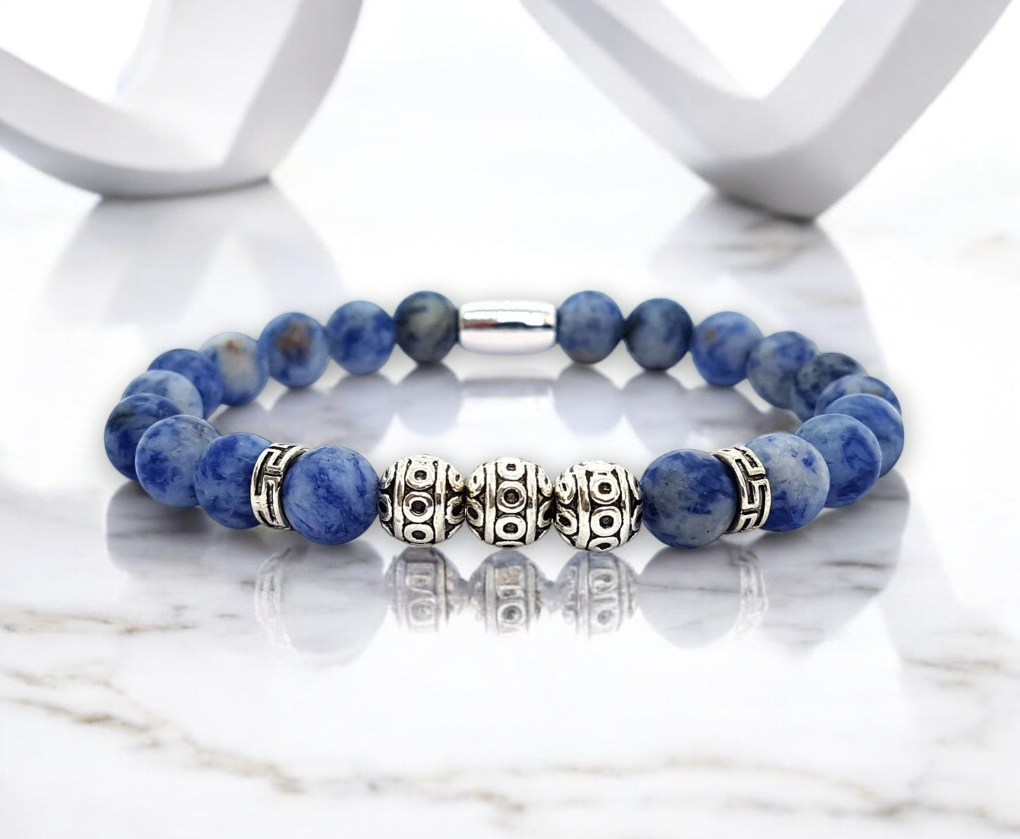 Bracelet Homme - Sodalite Mate