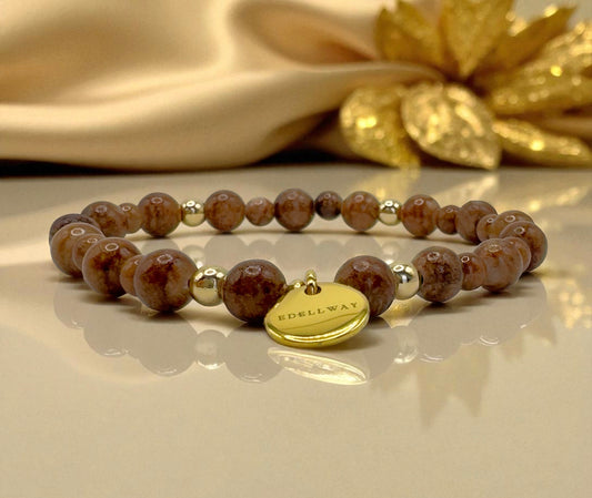 Bracelet Femme - Jade Marron