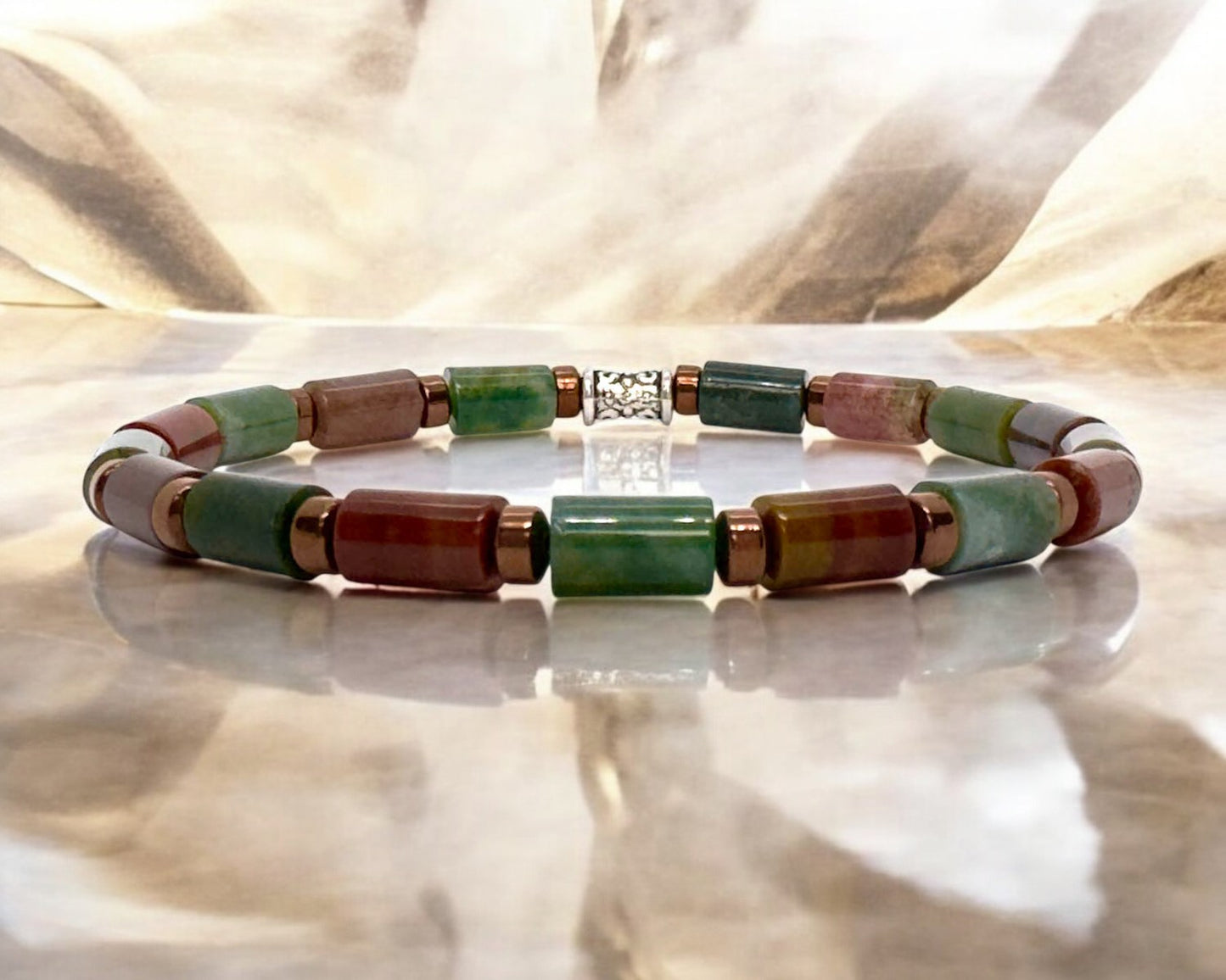 Bracelet Homme - Agate Indienne