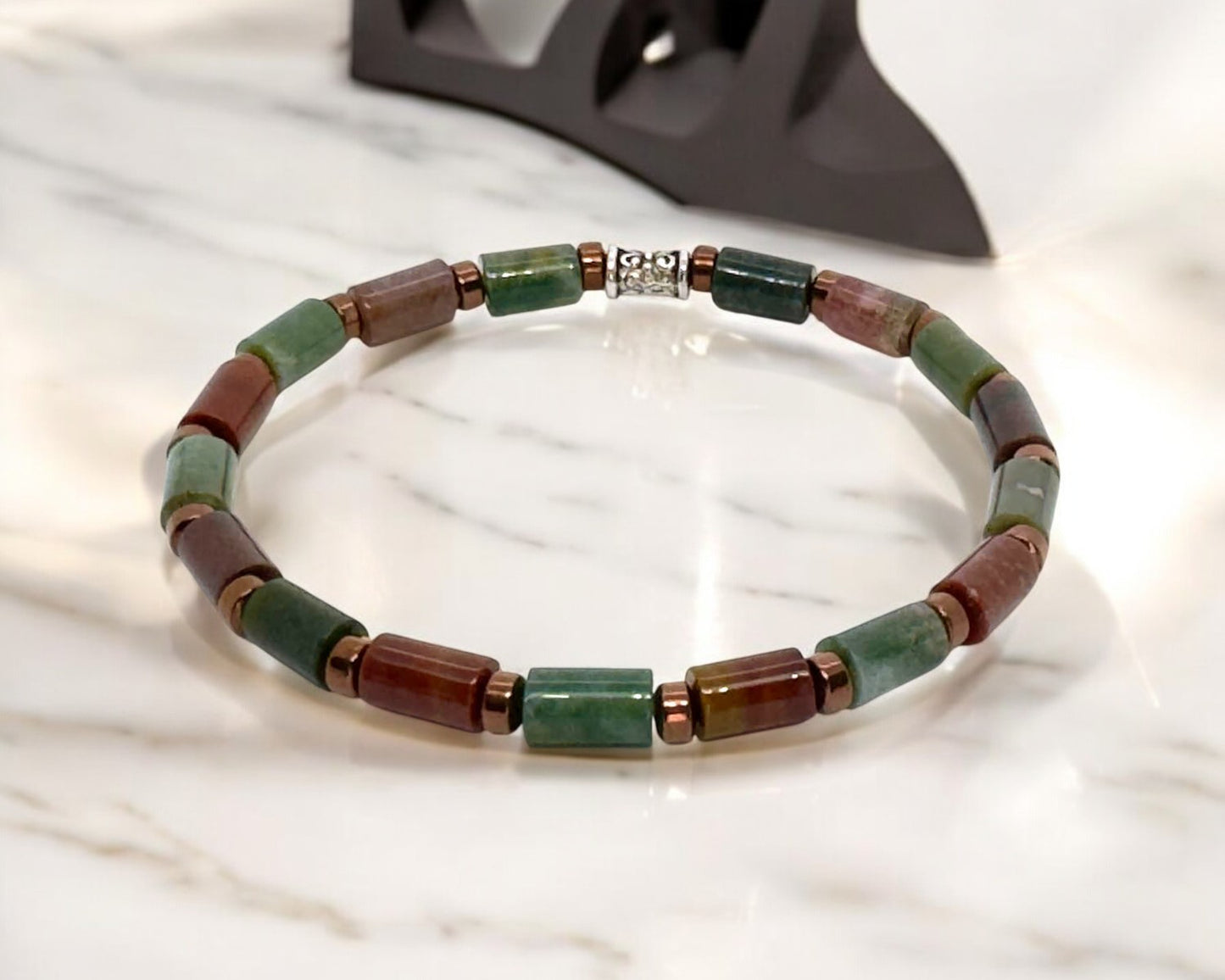 Bracelet Homme - Agate Indienne