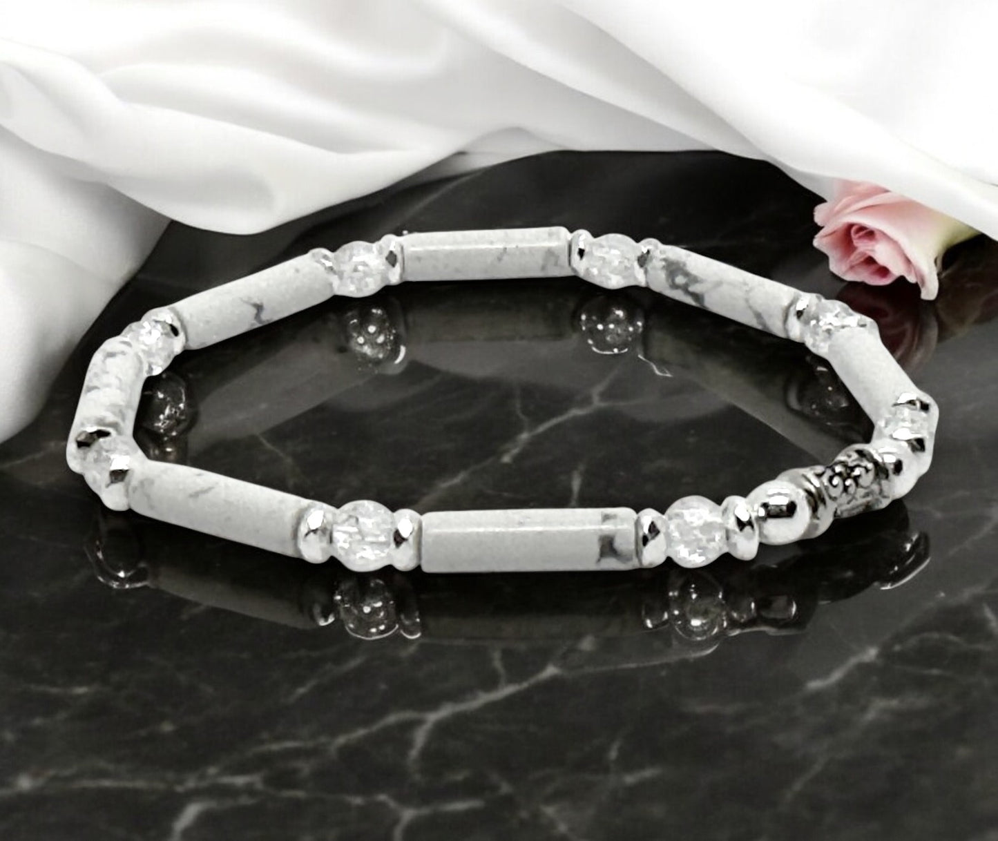 Bracelet Femme - Howlite