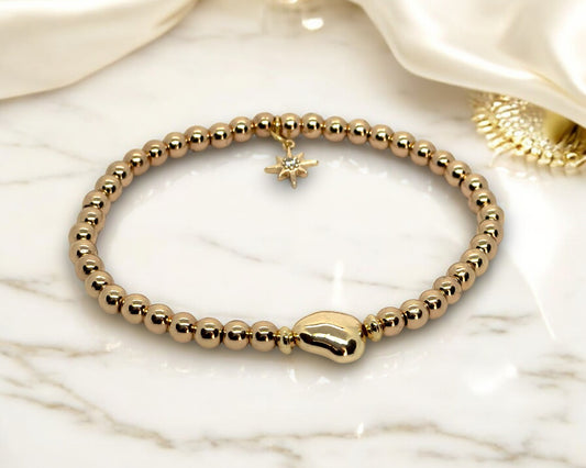 Bracelet Femme - Hématite Dorée