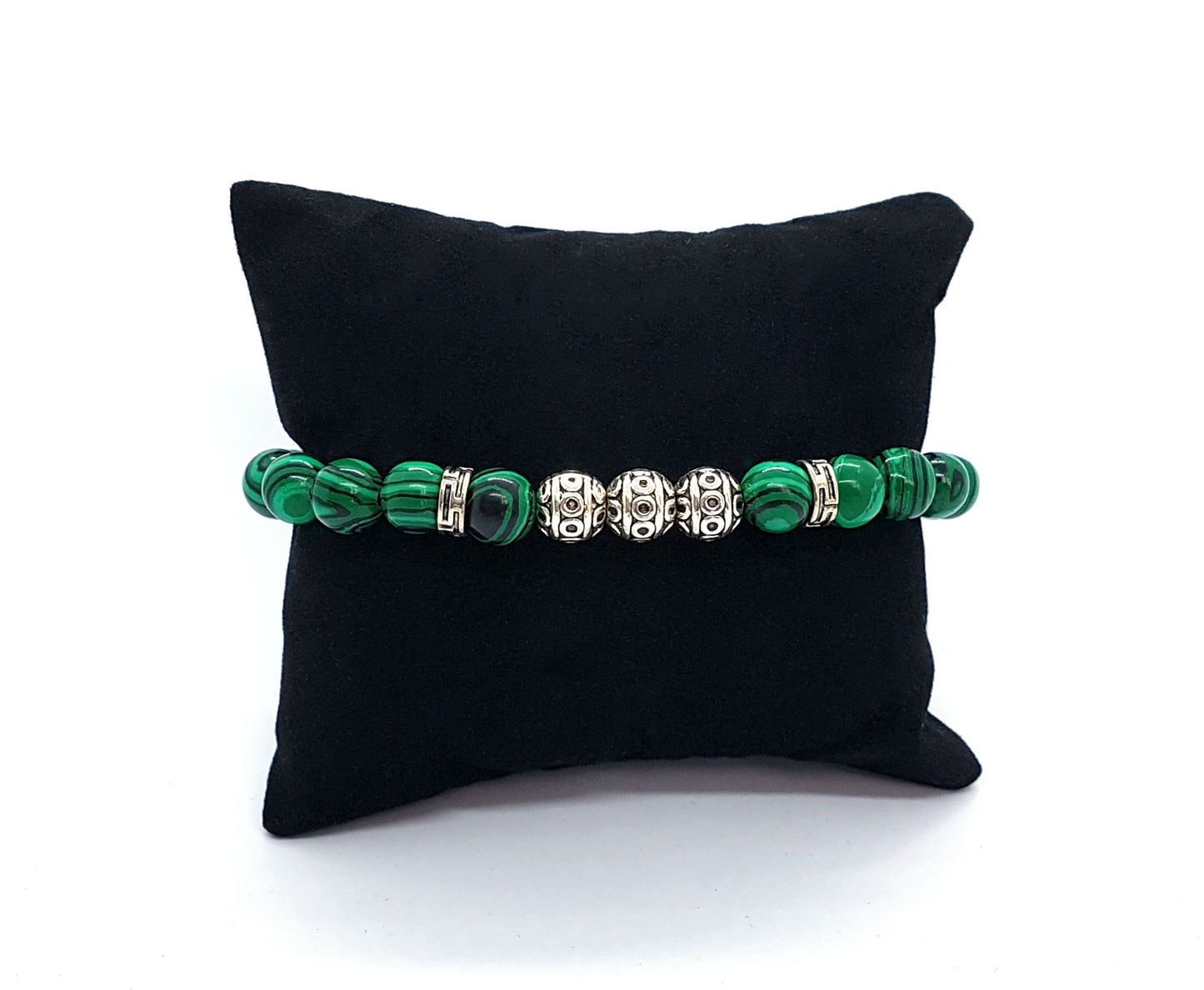 Bracelet Homme - Malachite Trio