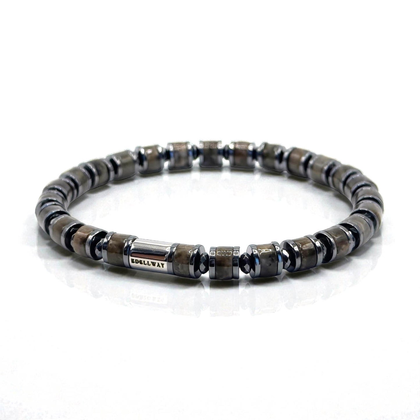 Bracelet Homme -  Labradorite Marron