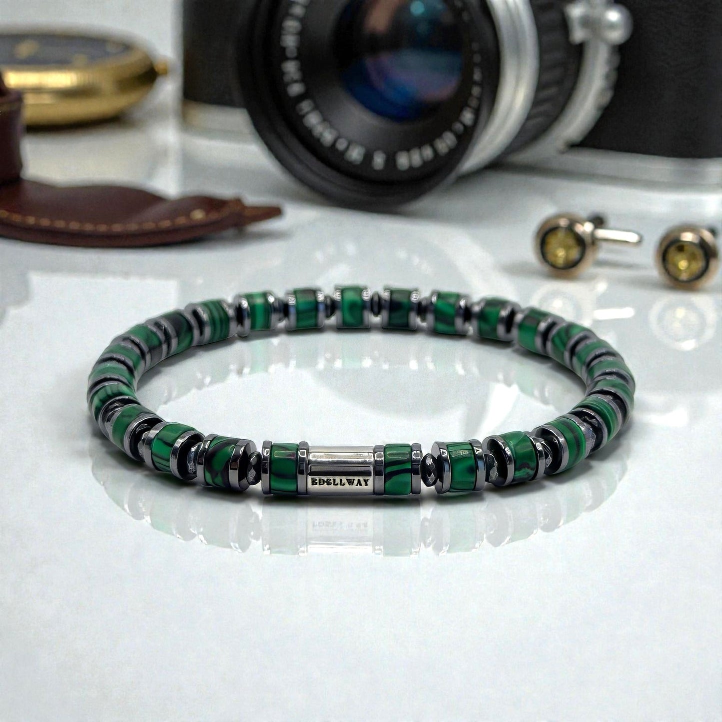 Bracelet Homme - Malachite II
