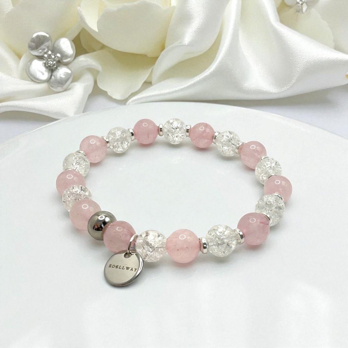 Bracelet Femme - Quartz Rose