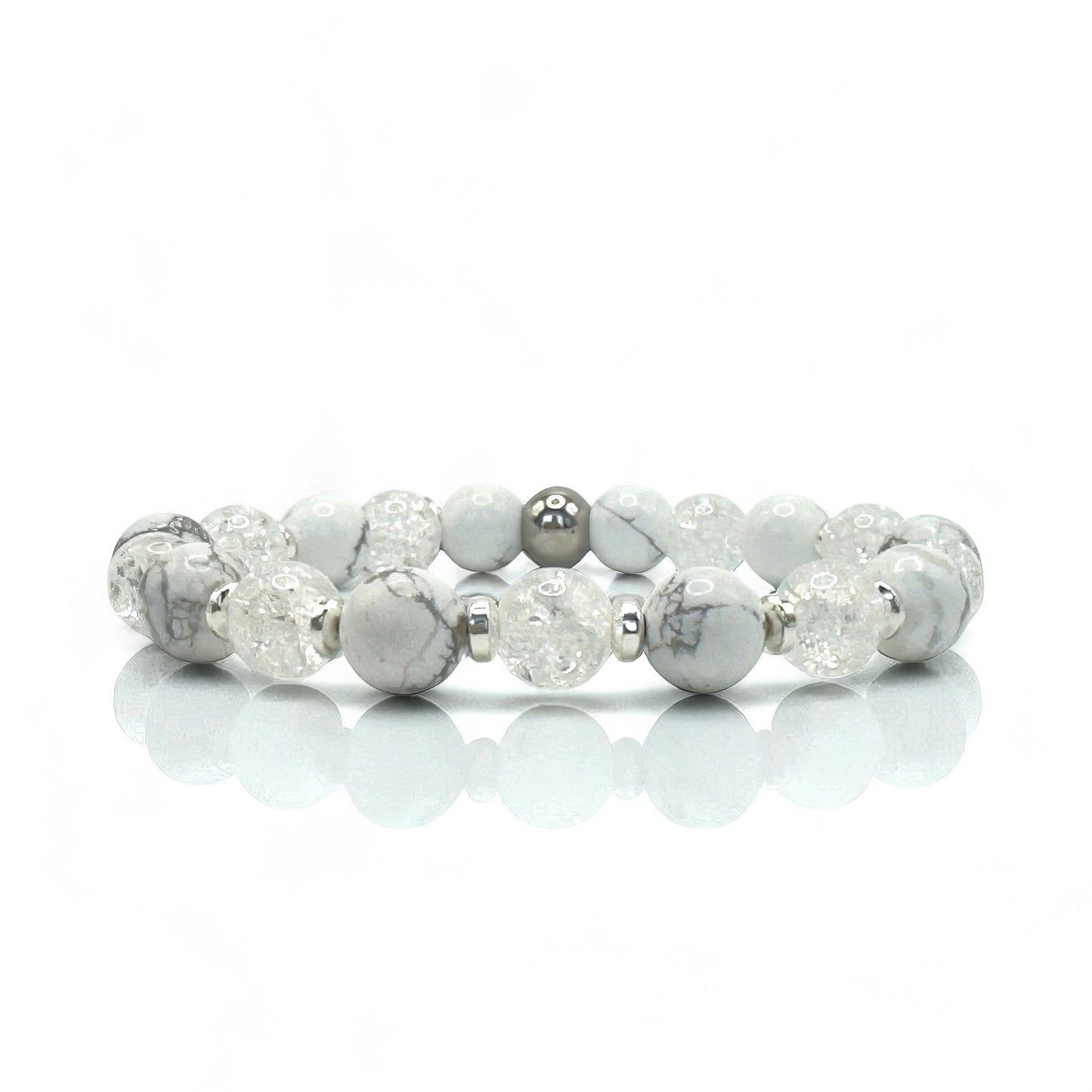 Bracelet Femme - Howlite White