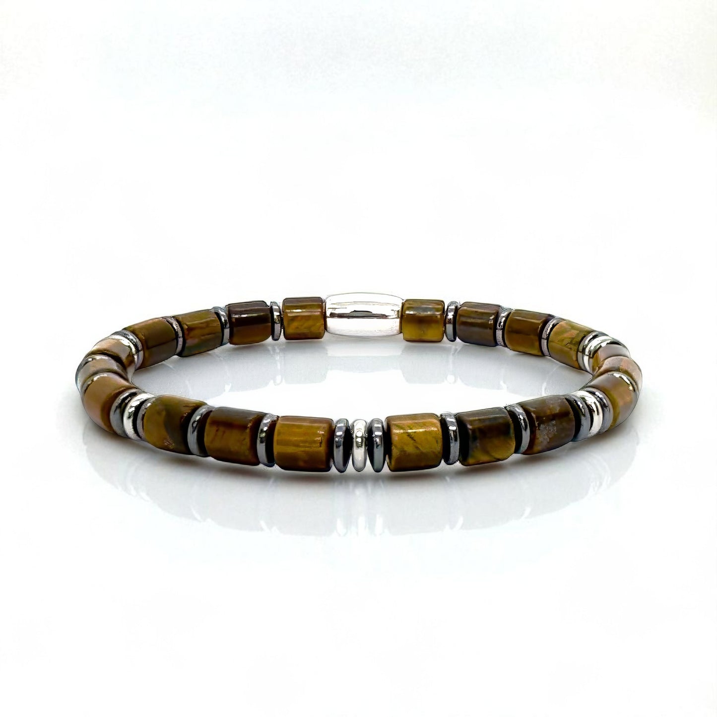 Bracelet Homme - Œil de Tigre